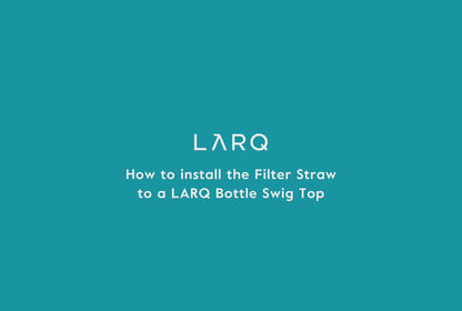 LARQ Swig Top Drink Bottle - Granite White 680ml