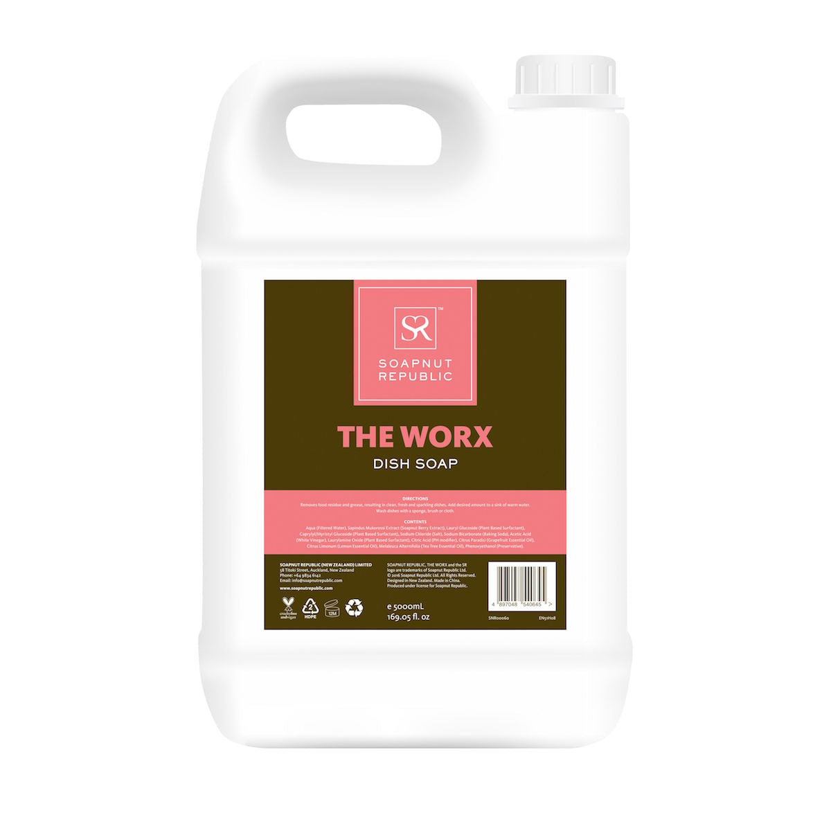 Soapnut Republic Dish Soap - Grapefruit Essential Oil
