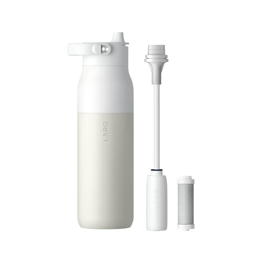LARQ Swig Top Drink Bottle - Granite White 680ml