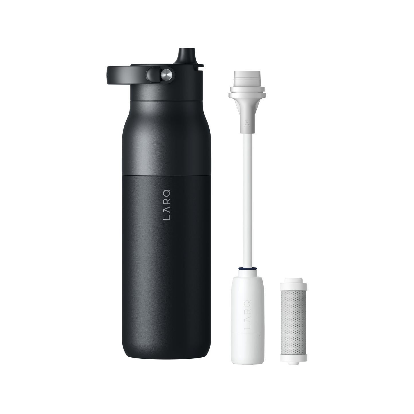 LARQ Swig Top Drink Bottle - Obsidian Black 680ml