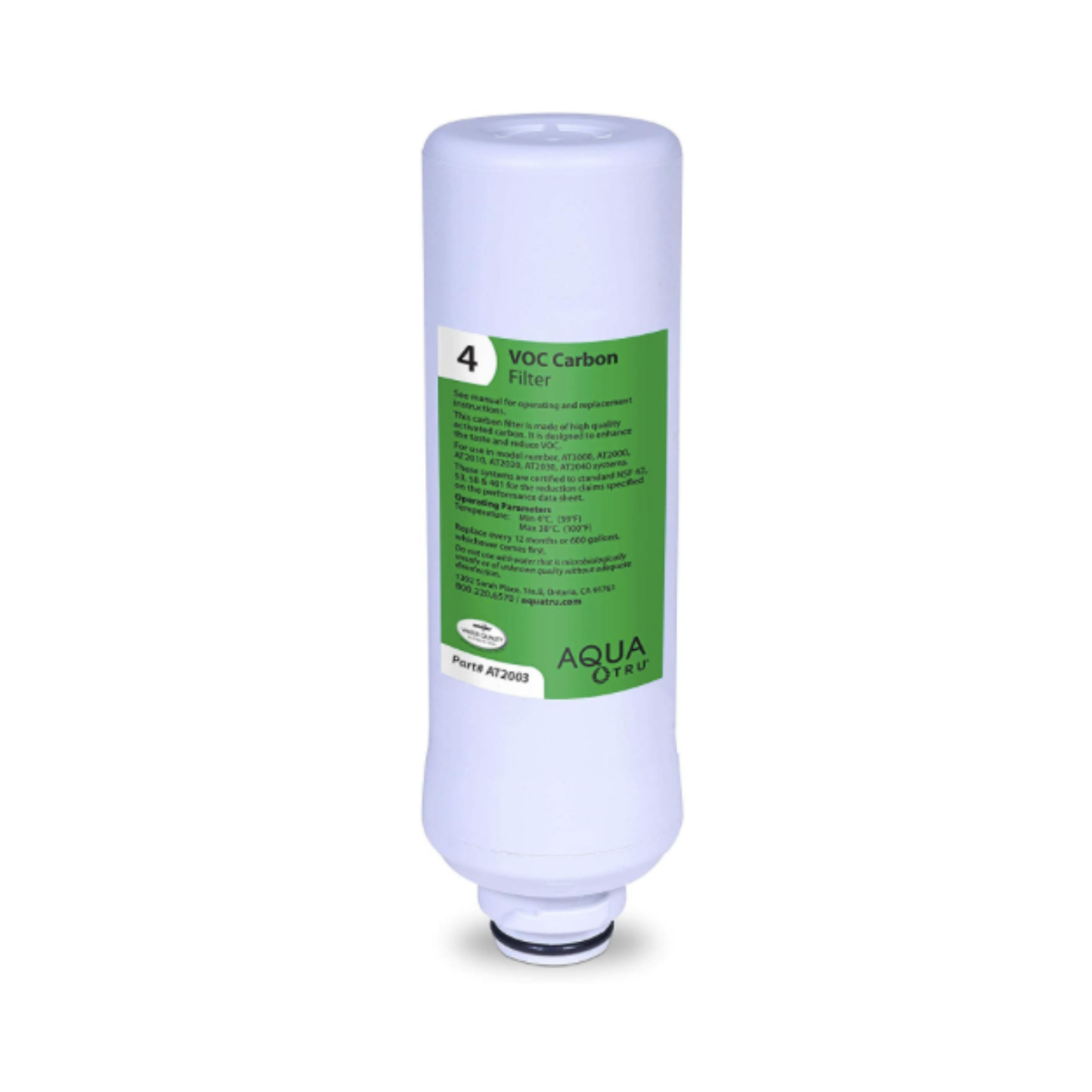 AquaTRu VOC Stage 4 Filter (Yearly Replacement)
