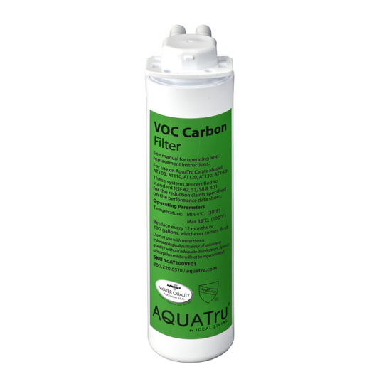 AquaTru Carafe Carbon VOC Filter (use with Carafe model ONLY)