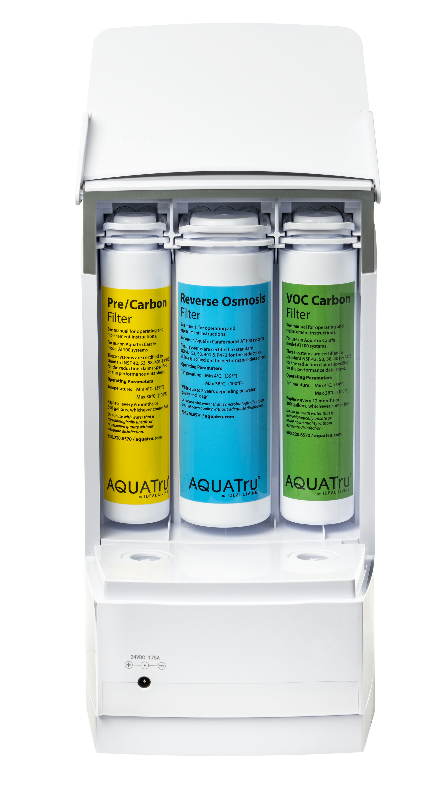 AquaTru Carafe Carbon VOC Filter (use with Carafe model ONLY)