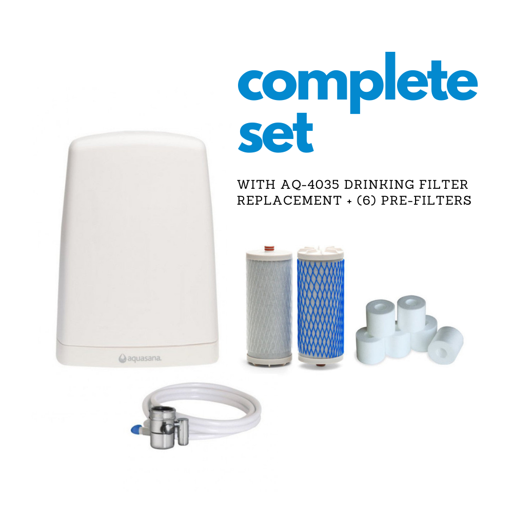 Aquasana AQ-4000-DVPI Claryum Countertop Water Filter