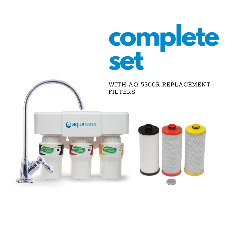 Aquasana AQ-5300 3-Stage Under Counter Water Filter